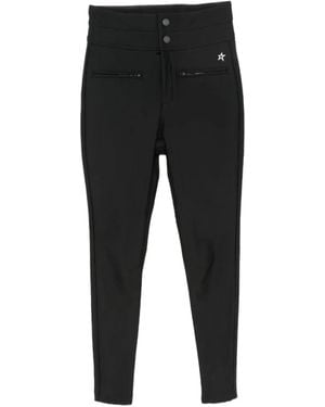 Perfect Moment Pantalon Skinny Aurora À Logo Brodé - Black