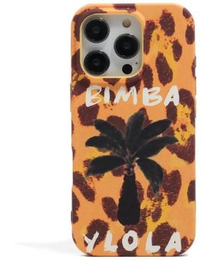 Bimba Y Lola Iphone 16 Pro Palm Tree Rigid Case - Orange