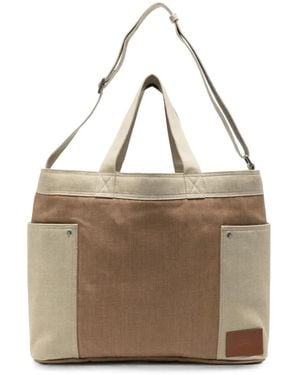 A.P.C. Borsa Tote Jardin Con Applicazione Logo - Neutro