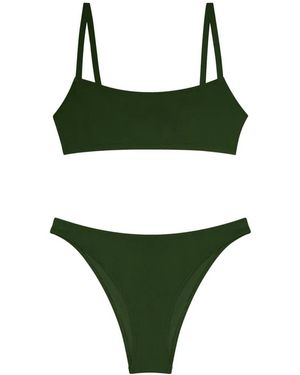 Lido Scoop-Neck Bikini - Green