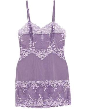 Wacoal Robe-Nuisette Embrace En Dentelle - Violet