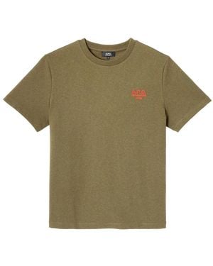 A.P.C. ロゴ Tシャツ - グリーン