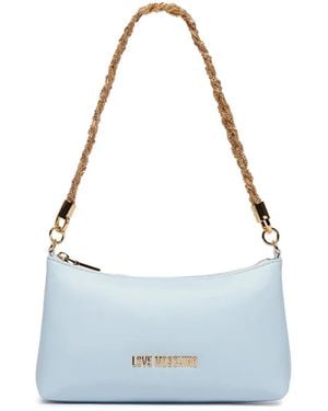 Love Moschino Twisted Strap Tote Bag - Blue
