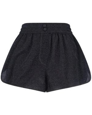 Oséree Pantalones Cortos Con Botones - Azul