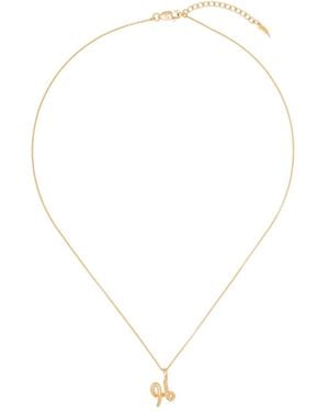 Missoma Molten Initial Necklace - White