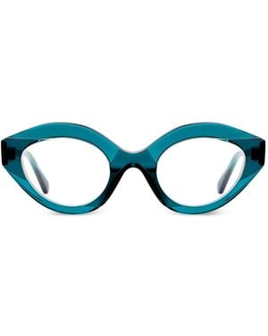 Kuboraum Brille Mit Ovalem Gestell - Blau
