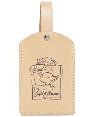 Café Kitsuné Street Fox Name Tag - Natural