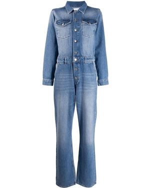 Ganni Denim Boiler Jumpsuit - Blue