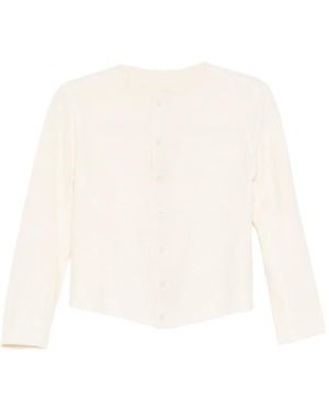 Kinyan Lam Hand-Embroidered Cardigan - White