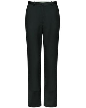 Loulou de Saison Mahoney Lds Straight-Leg Trousers - Black