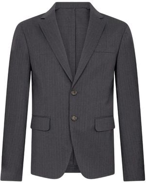 DSquared² Pinstriped Blazer - Gray