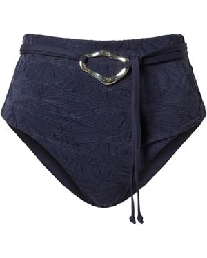 Twinset Slip Bikini A Vita Alta - Blu