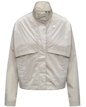 K-Way Aubette Bomber Jacket - White