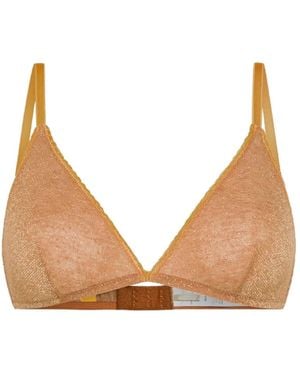 Momoní Amethist Lurex-Jersey Bra - Natural