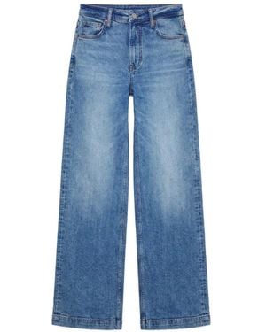 Reformation Bex Jeans Met Wijde Pijpen - Blauw