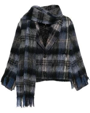 Loewe Blazer A Quadri - Nero