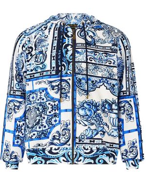 CAMILLA Zip-Up Hoodie - Blue