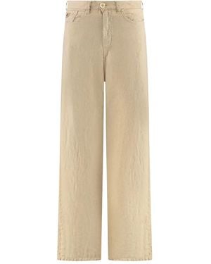 Lois Marlene Linen Pants - Natural