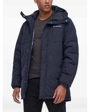 Columbia Hooded Puffer Coat - Blue
