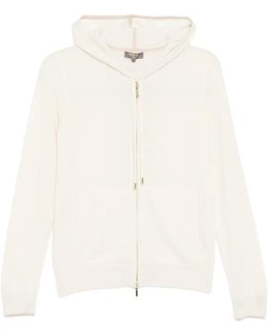 N.Peal Cashmere Ada Hoodie - White