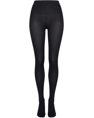 Swedish Stockings Olivia Flat Seams Tights - Black