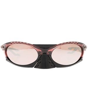 Oakley Plantaris Geometric-Frame Sunglasses - White