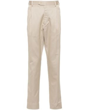 Brioni スリム テーラードパンツ - ナチュラル