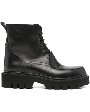 Premiata 45Mm Lace-Up Ankle Boots - Black