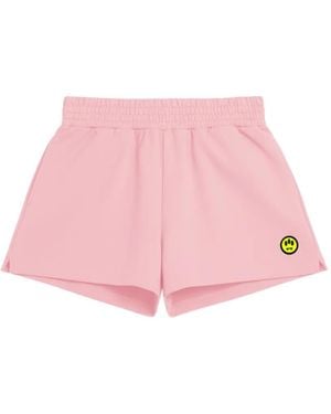 Barrow Elasticated Smiley Shorts - Pink