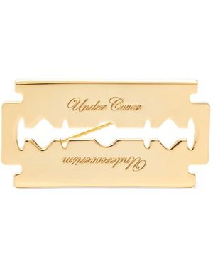 Undercover Spilla Con Logo Inciso - Neutro