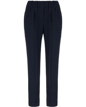 Brunello Cucinelli クロップドパンツ - ブルー