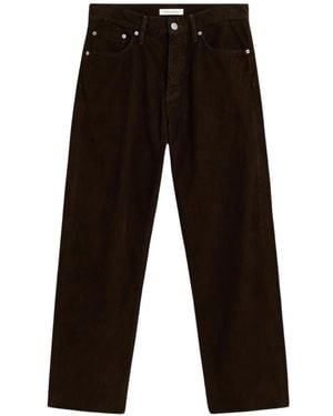 sunflower Corduroy Wide-Leg Pants - Black