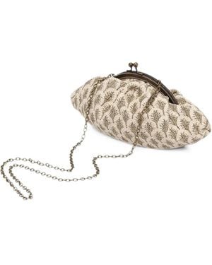 INTROPIA Bolso De Mano Naroa De Punto En Jacquard - Metálico
