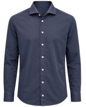 BASTONCINO Buttoned-Cuff Shirt - Blue