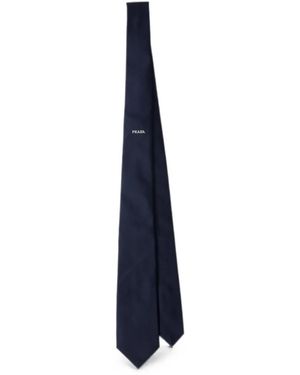Prada Krawatte Aus Seide - Blau