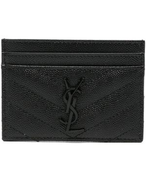 Saint Laurent Cassandre Cardholder - Black