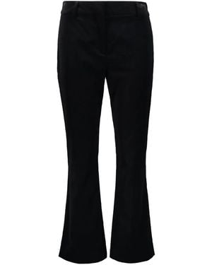 Cedric Charlier Velvet Trousers - Black
