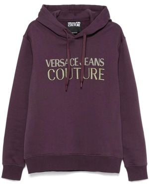 Versace Jeans Couture ロゴ パーカー - パープル