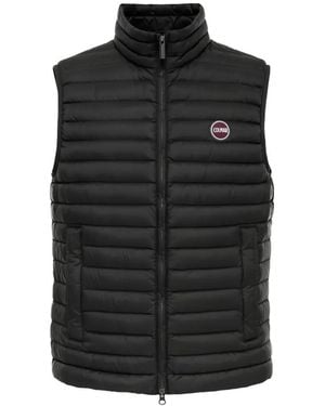 Colmar Quilted Zip-Up Gilet - Black