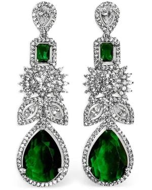 Hzmer Jewelry Orecchini Con Pendente - Bianco