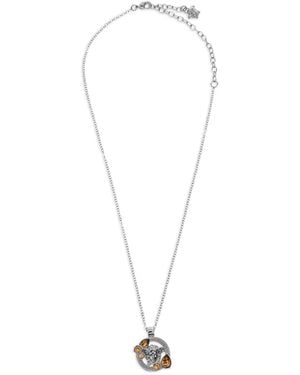 Versace Collana Medusa '95 Con Cristalli - Bianco