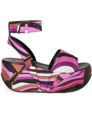 PUCCI Ami プラットフォーム サンダル - ピンク