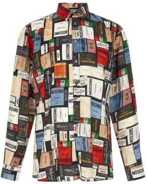 Moschino 'labels' Shirt - Multicolour