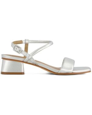 Bernardo Josei Block-Heel Sandals - White