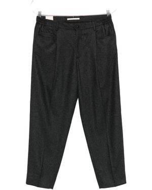 Briglia 1949 Pleated tailored trousers - Schwarz