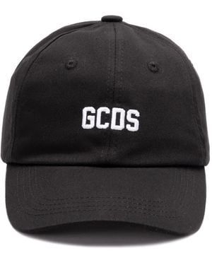 Gcds Logo-Embroidered Baseball Cap - Black
