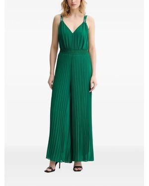 Morgan Palji Pleated Jumpsuit - Green