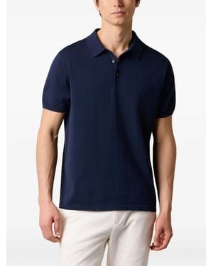 Brooks Brothers Button-Fastening Knitted Polo Shirt - Blue