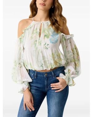 Guess Chiffon Blouse - White