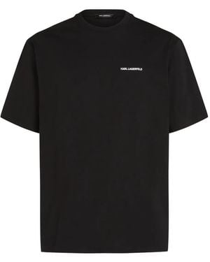 Karl Lagerfeld Rue St-Guillaume T-Shirt - Zwart